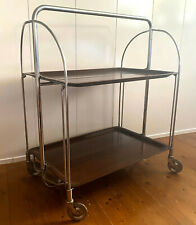 60-er Bremshey Dinett Servierwagen, Barwagen, Teewagen - klappbar - Palisander