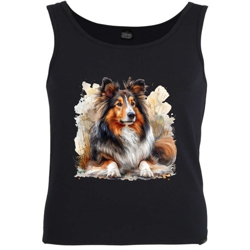 Tank top langhaarcollie - tank,