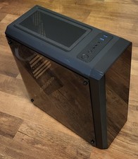PC ATX Glas Gehäuse Schwarz