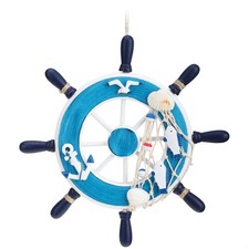 Dekorativer Steuerrad aus Holz
