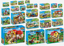 PLAYMOBIL COUNTRY Reiterhof PONYHOF Traktor BAUERNHOF Pferdehof FARM Tiere Haus