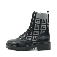 GUESS Damen Boots Schwarz Grau