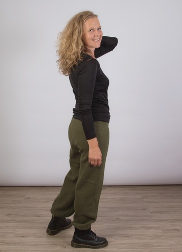 Walkhose damen wollhose - walkhose,