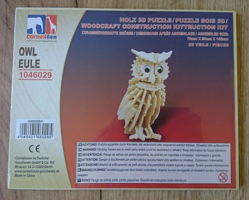 Cornelißen puzzle eule - cornelißen, 3d