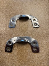 2 x Peugeot 304 Cabrio Abdeckung für Kennzeichenleuchte - Edelstahl