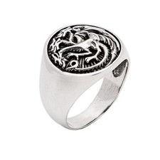 Herren Silberring Drache Nordisch Nordisch Wikinger Ring 925 Sterling Silber 