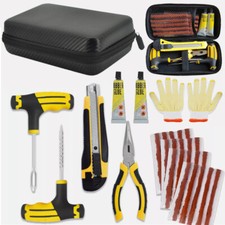 29 Tlg Autoreifen Reifen Reparatur Set Kfz PKW Flickzeug Pannenset Werkzeug Satz