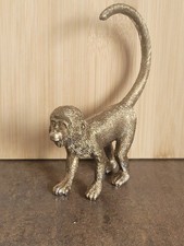 Dekofigur Affe gold 11x14 cm
