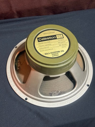 1972 celestion g12h - celestion,