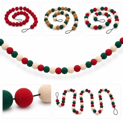Beflockung kugel girlande - girlande, 6ft