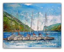 Acrylbild Torbole Gardasee