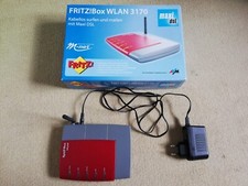 Fritz Box WLAN 3170 mit OVP, Netzstecker und Anleitung