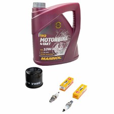 Inspektion 4L für Suzuki SV 650 AV SV650 1999-2002 Öl Set Ölfilter Zündkerzen