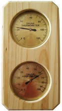 Dr. Richter Sauna-Thermo-Hygrometer - Saunathermometer  - Thermometer Sauna 