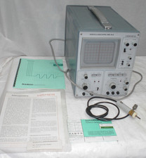 MESSGERÄT Oszillograph Oscilloscope HAMEG HM 312 0-15 MHz 1973+Tastkopf+Anleitug