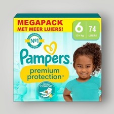 Pampers Premium Protection Windeln Gr. 6, 74 Stk., 13+ kg, Komfort Schutz