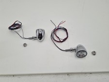 Harley-Davidson Universal  B-Ware Bullet 1000 LED Blinker vorne Chrom mit Tagfah