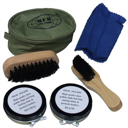 Mfh reise schuhputzset - reise,