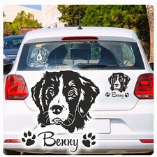 Landseer Auto Aufkleber Sticker Hund Hundeaufkleber Pfoten Pfote A268