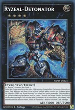 YuGiOh Ryzeal-Detonator MP25-DE121 Secret Rare Deutsch Neu 1st