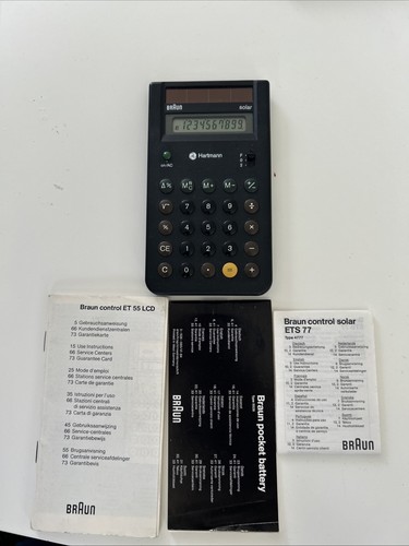 Braun calculator ets solar - calculator, 77