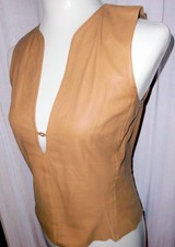 Lederbustier Ledertop