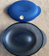 Tupperware MicroFix - 1,1 L - oval Mikrowelle blau tupper Microfix ??????
