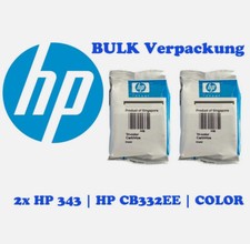 2x original HP 343 HP C8766EE Color | HP CB322EE für DESKJET 460 DESKJET 5740