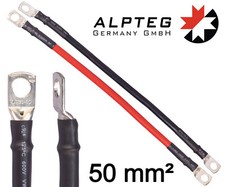 50mm2 Batteriekabel Kabelbrücke Rot Schwarz M6 M8 M10 M12 H07V-K ALPTEG