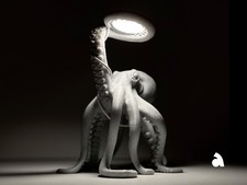 Oktopus Tischlampe | Maritimes