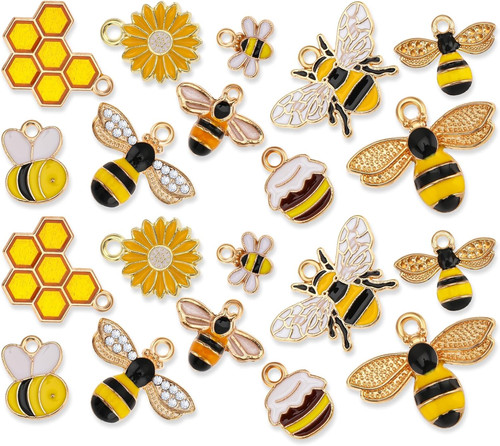 Bienen charms set für - bienen,