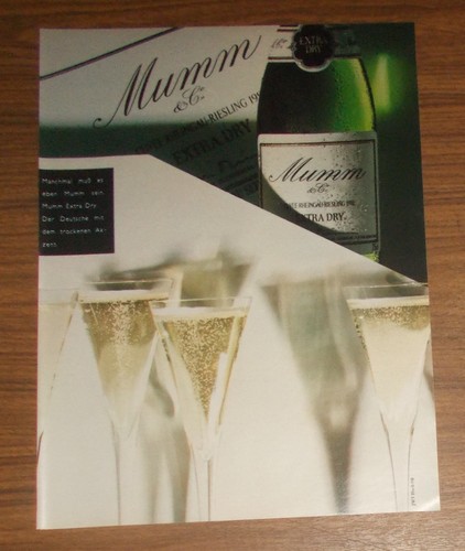Rare advertising mumm extra - rare,