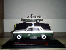 IST Volkspolizei Wolga VOLGA GAZ M24 01 + 02 1:43 IFA Wartburg Trabant DDR