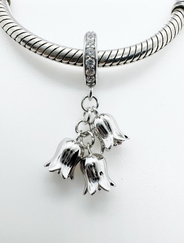 Maiglöckchen dangle charm - maiglöckchen,