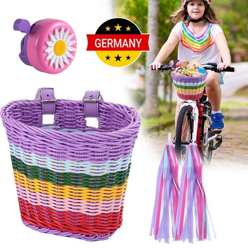 Fahrradkorb kinder geflochten - kinder,