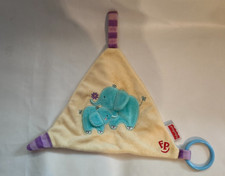 Fisher price Elefant Label Schmusetuch Kuscheltuch Schnuffeltuch 25cm TOP RAR