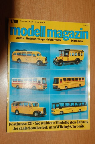 Modell magazin jahrgang 1986 - jahrgang,