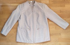 Damenjacke hellbeige mit Reptilmuster Gr. 44 Alcantara