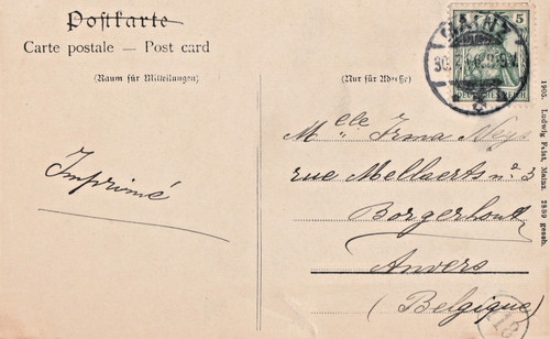 Christuskirche mainz 1906 - christuskirche,