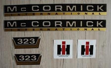 IHC / Mc Cormick Aufkleber international 323 Gold Logo Emblem Sticker Label kurz
