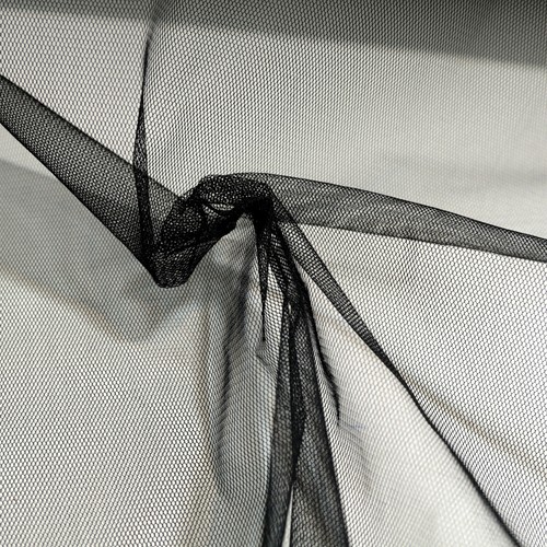 Schwarzer tüll 300cm - schwarzer,