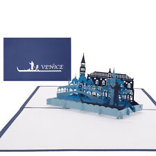 Pop Up Karte „Venice“ 3D Grußkarte, Venedig Souvenir, Gutschein, Einladung Reise