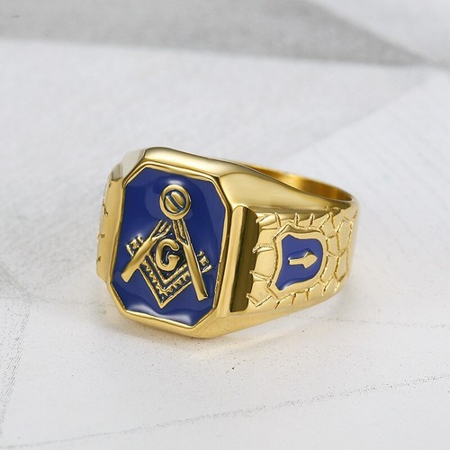 Blauer emaille freimaurer - blauer,