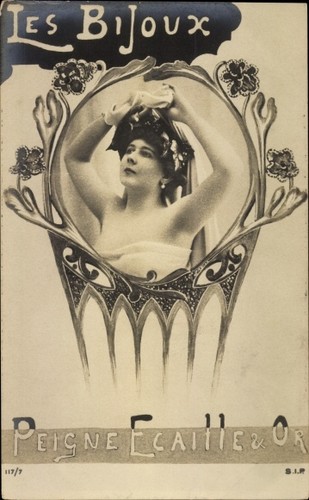 Jugendstil foto peigne - jugendstil,