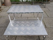 Standtreppe 2 Stufen edelstahl