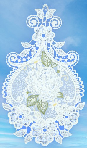 Fensterbild weiß sommer - fensterbild,