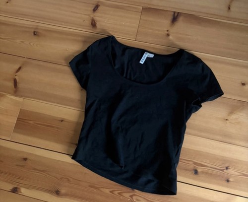 Top schwarz crop - h&m,