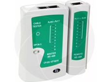 BS-468 Netzwerk Kabeltester RJ45 RJ11 RJ12 UTP FTP STP LED-Anzeige Remote-Test