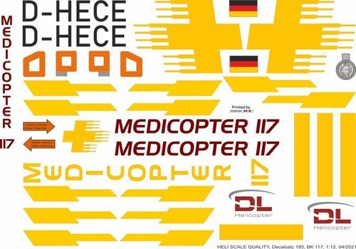 Decal 302 117 medicopter - 117,