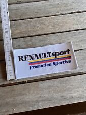 Renault Motorsport Emblem Aufnäher Sticker Clio Cup Sport elf Öl Motoröl Patch 